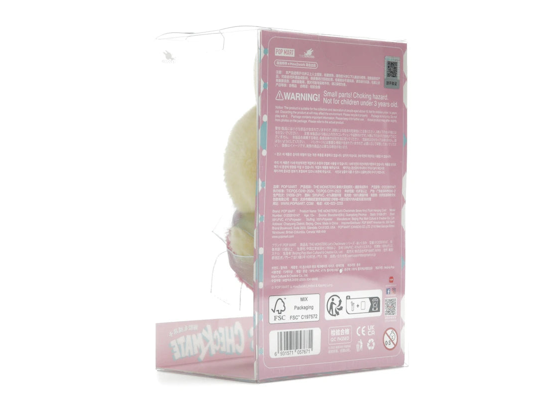 Pop Mart Labubu The Monsters Let's Checkmate Series Vinyl Plush Hanging Card