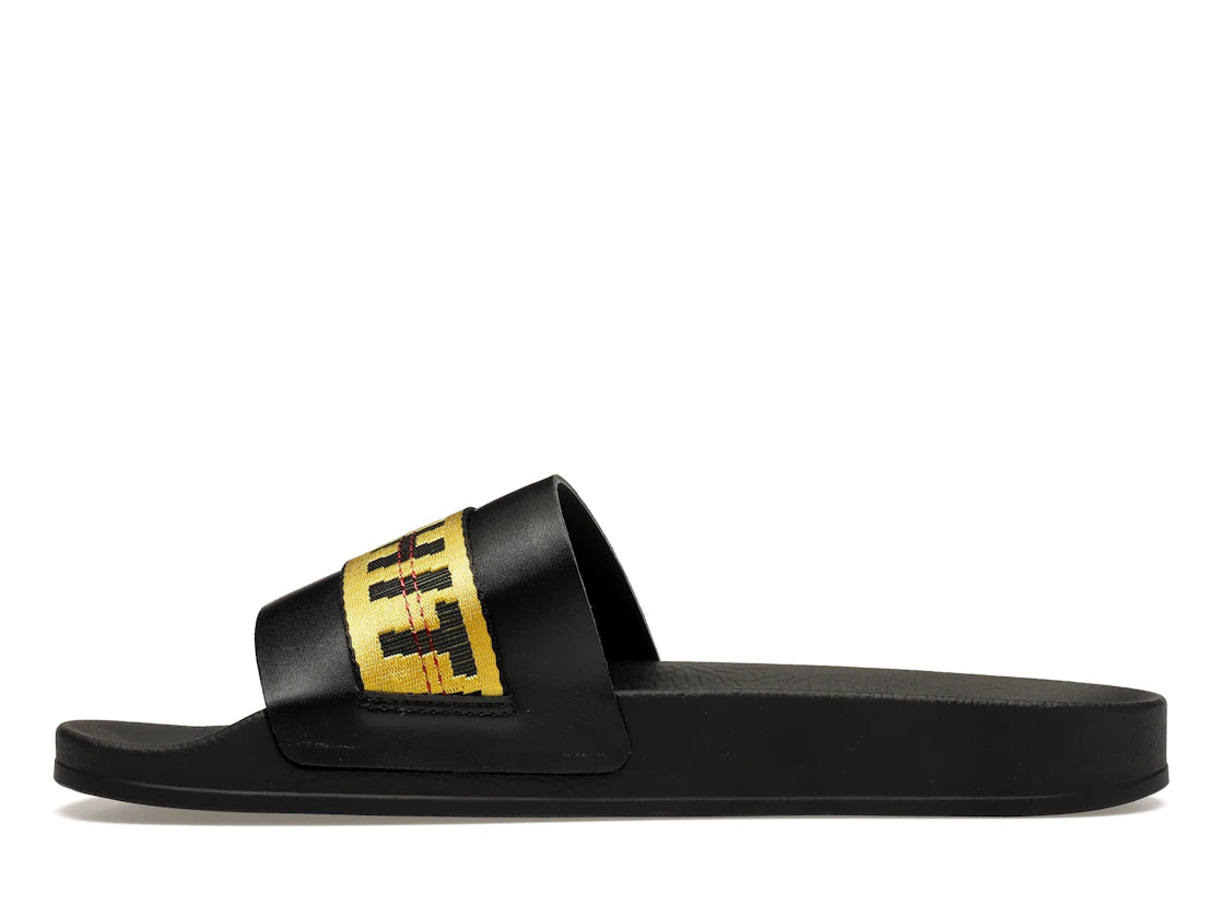 OFF-WHITE Industrielle Gürtelgleiter Schwarz Gelb