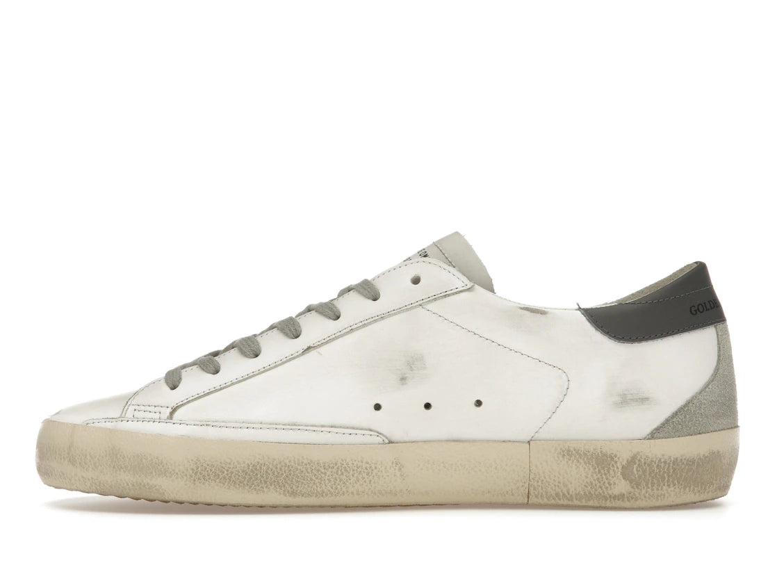 Golden Goose Super-Star Weiß Grau