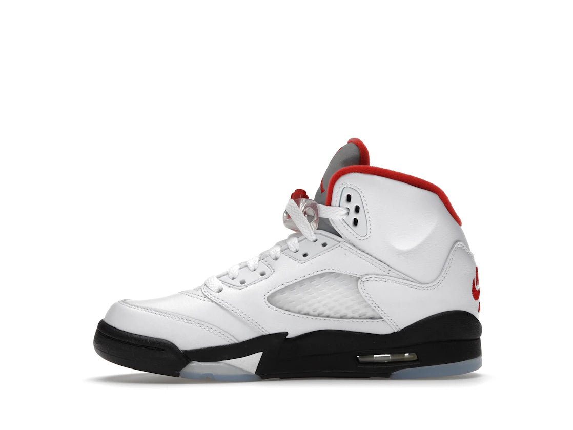 Jordan 5 Retro Fire Red Silver Tongue (2020) (GS)
