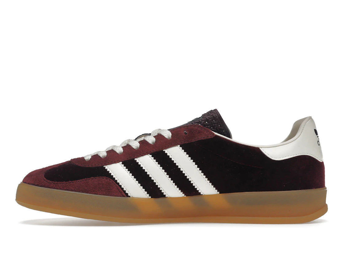 adidas x Gucci Gazelle Burgunderfarbener Samt