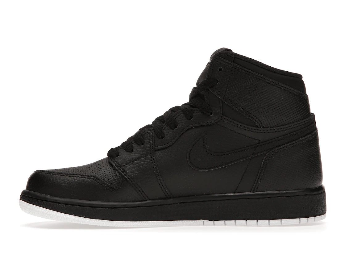 Jordan 1 Retro High Schwarz Perforiert (GS)