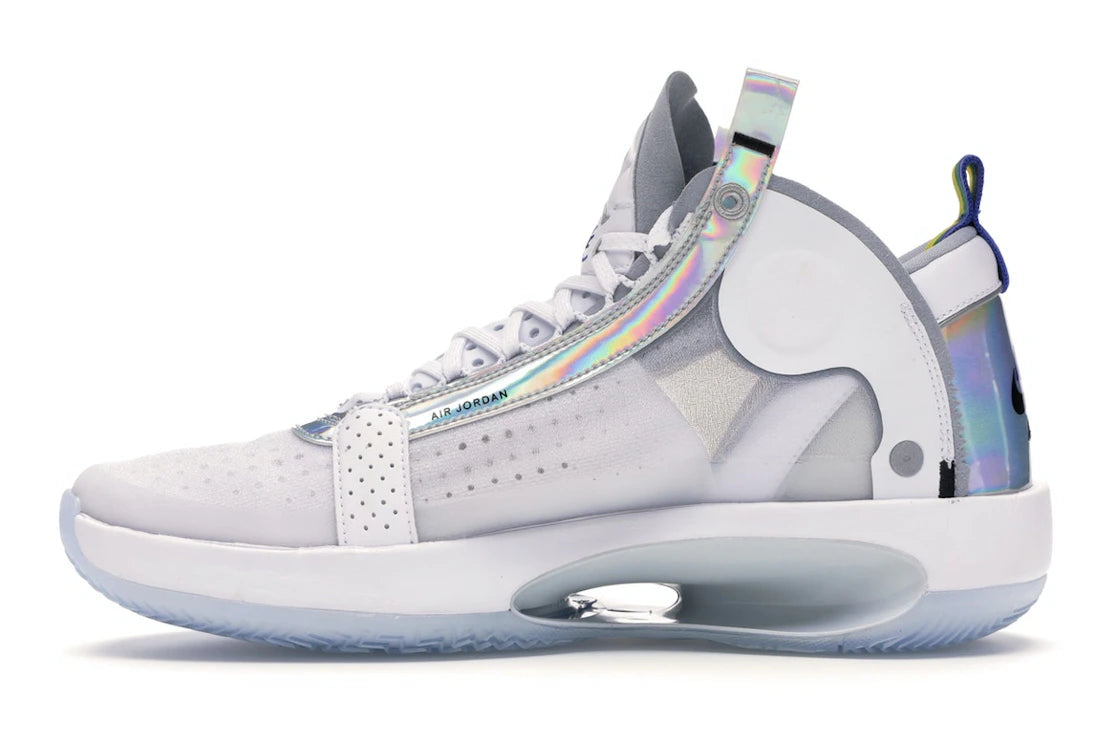 Jordan XXXIV White Metallic Silver