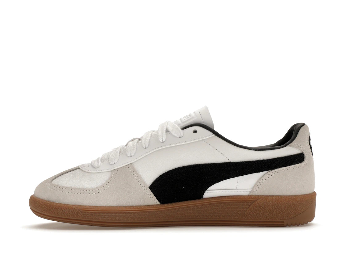 Puma Palermo Leder Weiß Vapor Grau Gummi