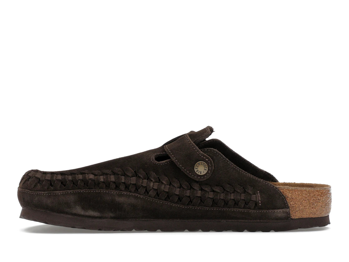 Birkenstock Boston Geflochtenes Wildleder Kith Mocca