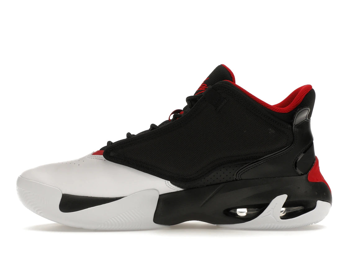 Jordan Max Aura 4 Schwarz Gym Rot Weiß