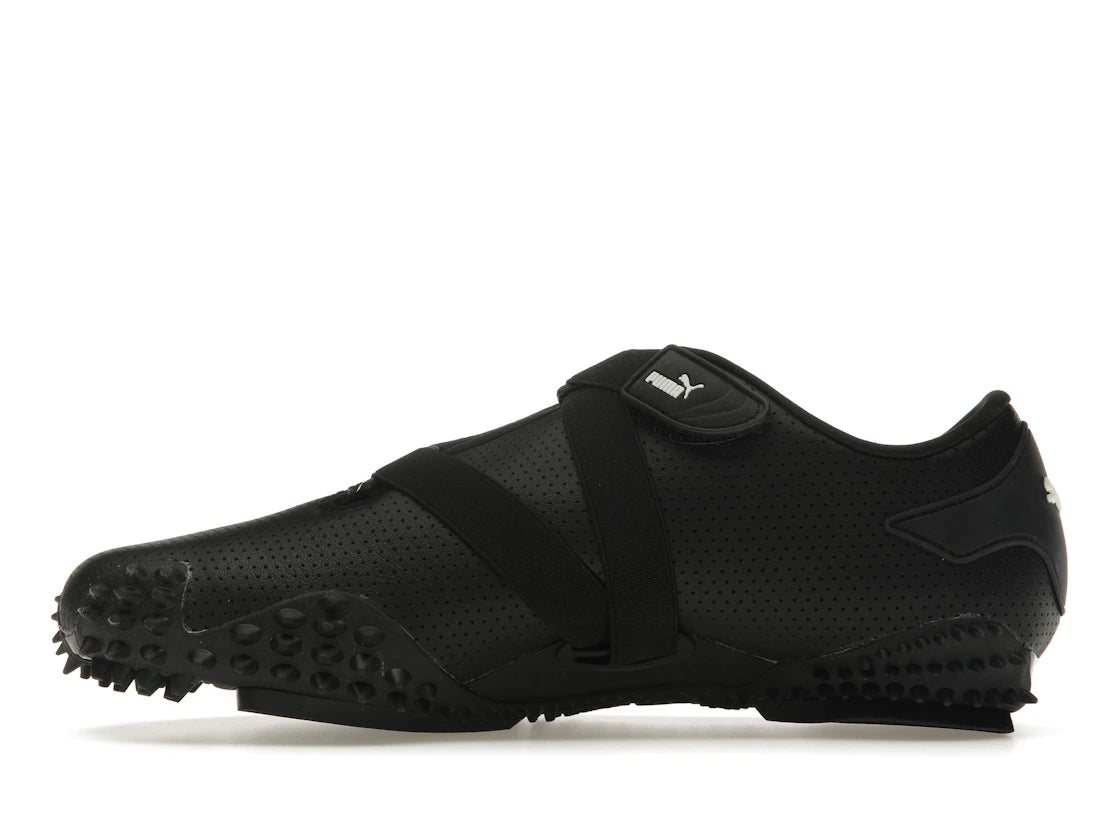 Puma Mostro Perforiertes Leder Schwarz Weiß