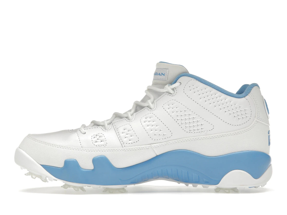 Jordan 9 Retro Low Golf White University Blue