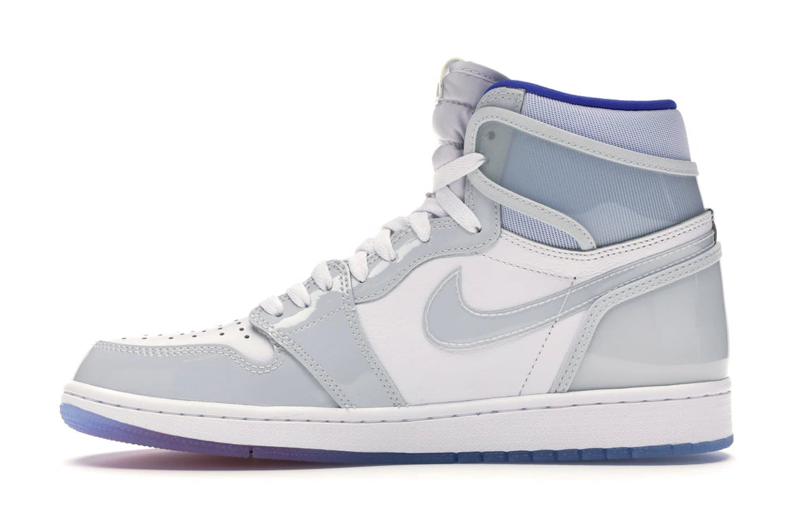 Jordan 1 Retro High Zoom Weiß Racer Blau