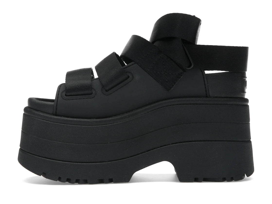 UGG GoldenRise Plateau-Sandalen Schwarz (Damen)