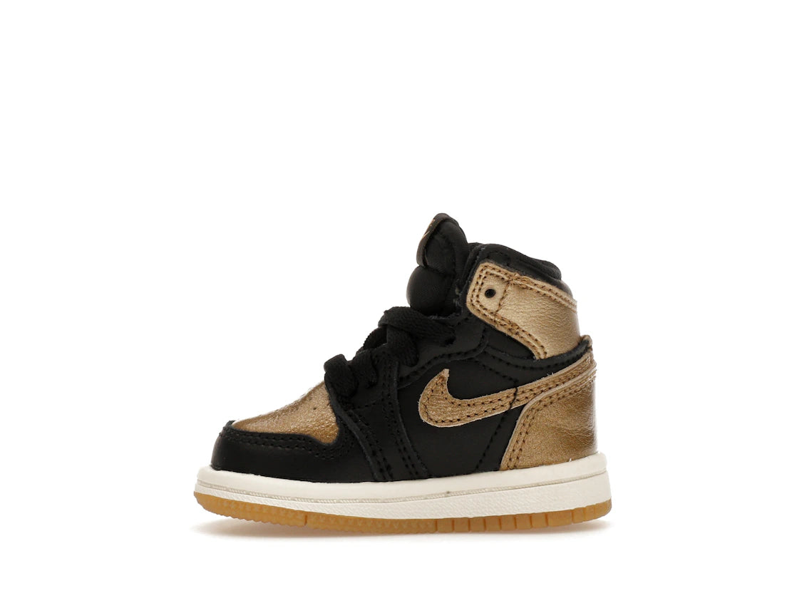 Jordan 1 Retro High OG Schwarz Metallic Gold (TD)