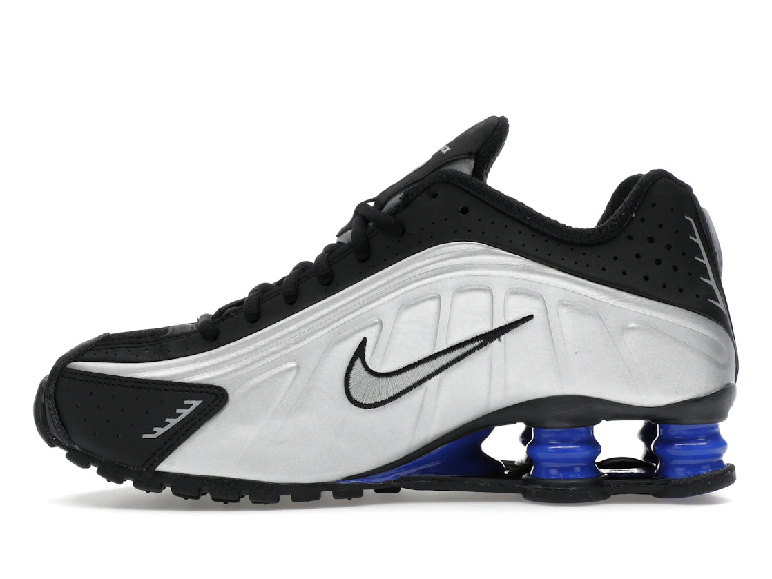 Nike Shox R4 Metallic Silver Black Racer Blue (Damen)