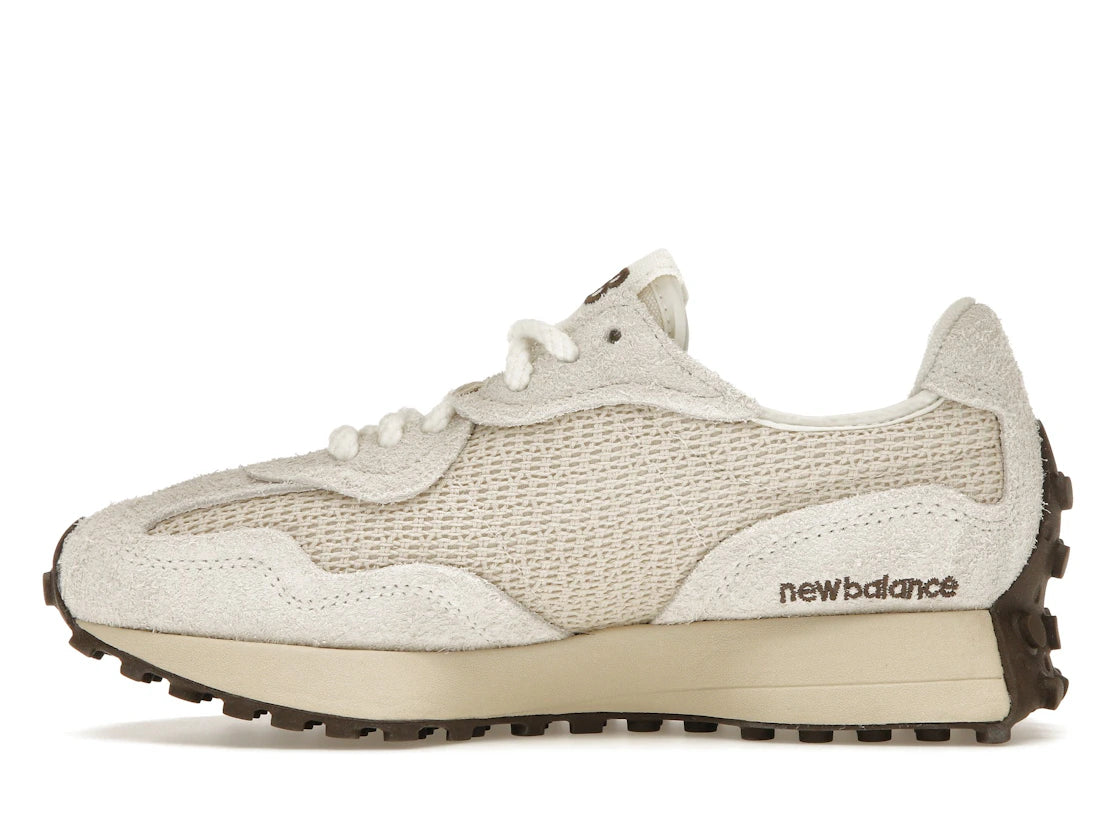 New Balance 327 Cream Brailed
