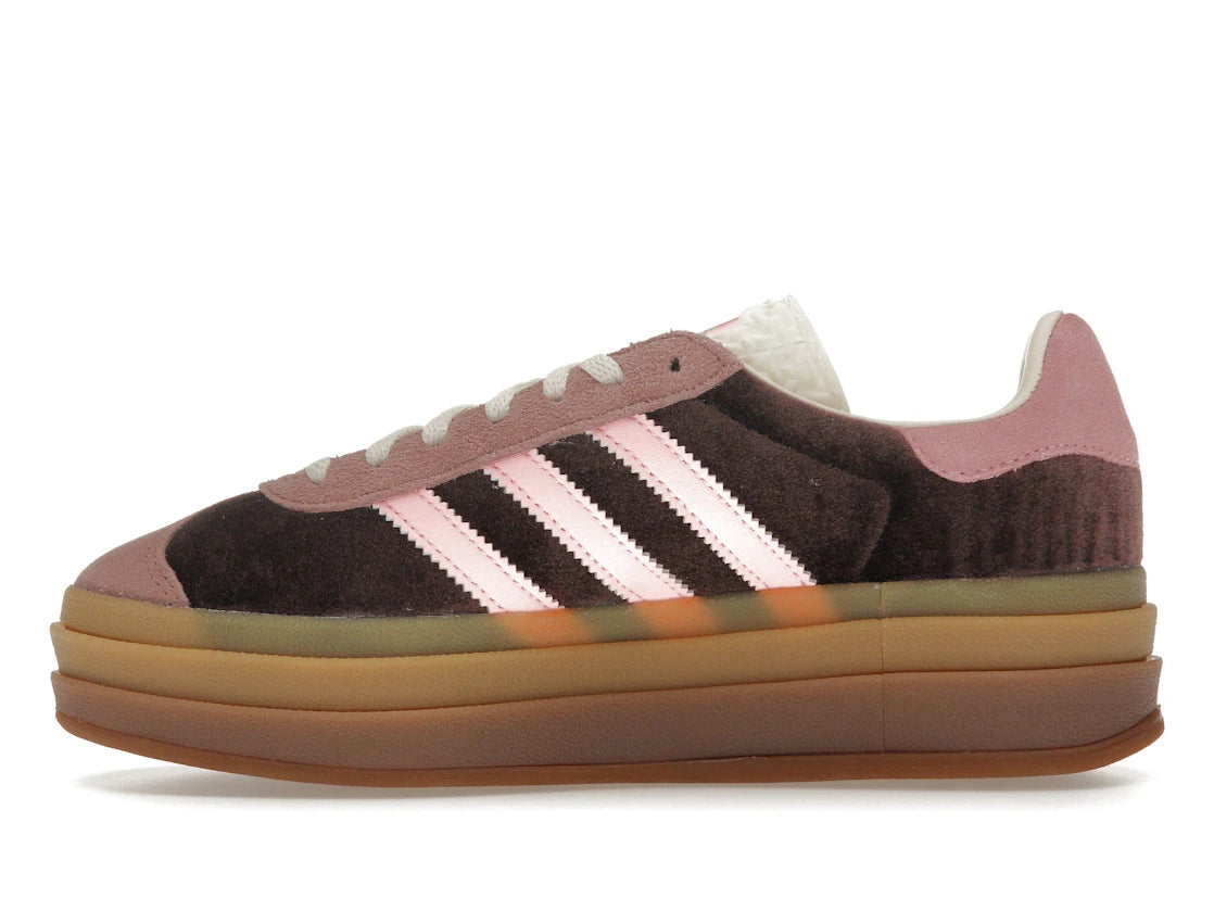 adidas Gazelle Bold Shadow Brown Warm Clay Glow Pink (Damen)