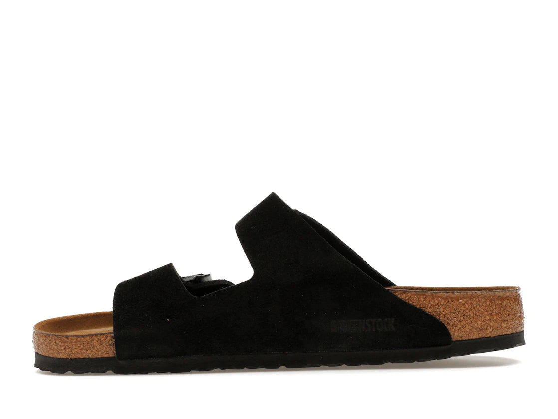Birkenstock Arizona Soft Footbed Wildleder Schwarz