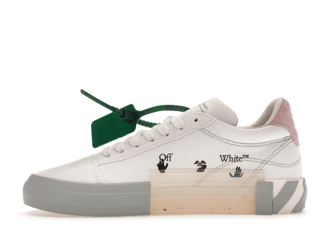 OFF-WHITE Vulc Low Canvas White Light Pink Grey