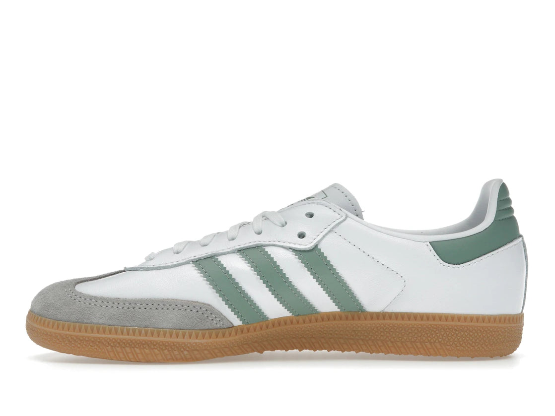 adidas Samba OG Cloud White Silver Green (GS)