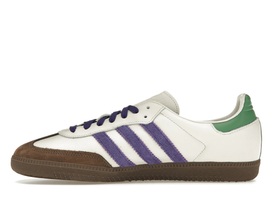 adidas Samba OG Off White Core Purple Green Brown (Damen)