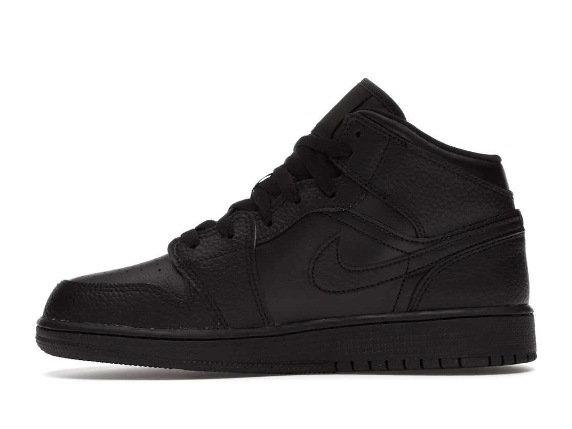 Jordan 1 Mid Schwarz (GS)