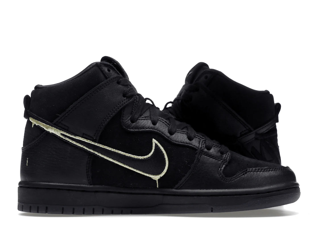 Nike SB Dunk High FAUST Black Gold