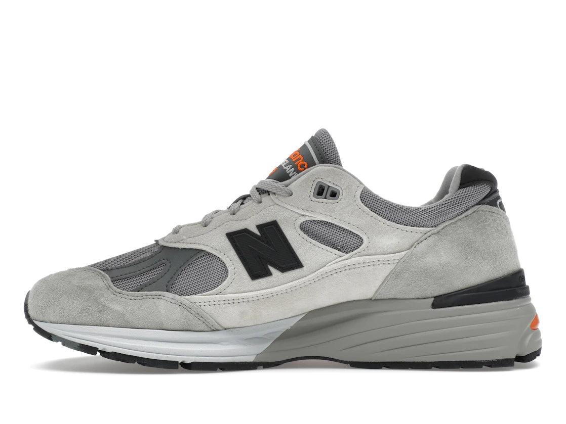 New Balance 991v2 MiUK Pelican Grey Orange