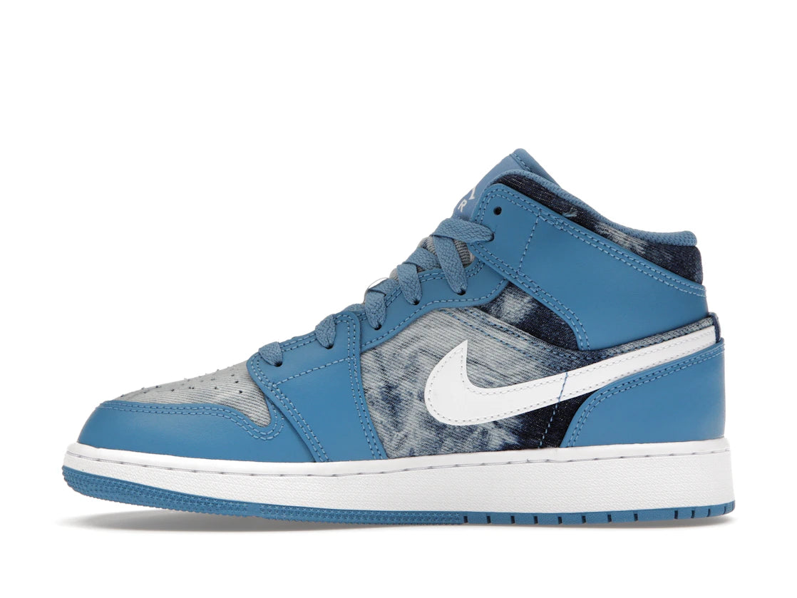 Jordan 1 Mid Washed Denim (GS)