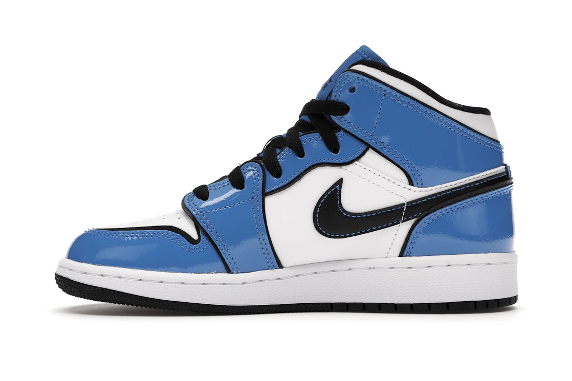 Jordan 1 Mid Signal Blue (GS)