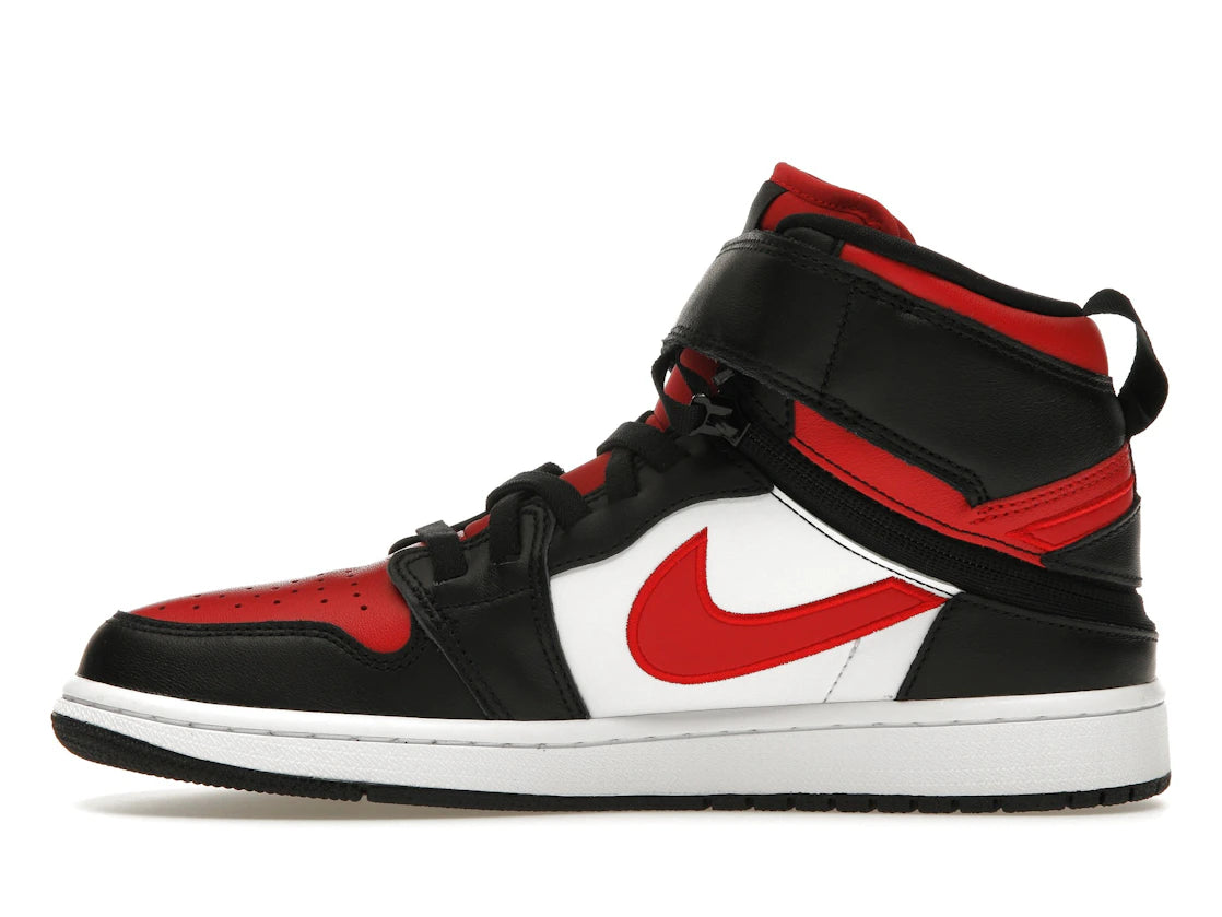 Jordan 1 High FlyEase Schwarz Weiß Feuerrot