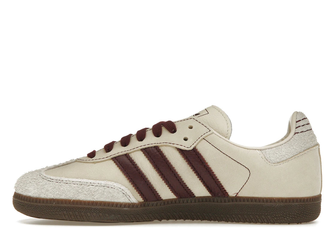 adidas Samba OG Wonder White Maroon (Damen)