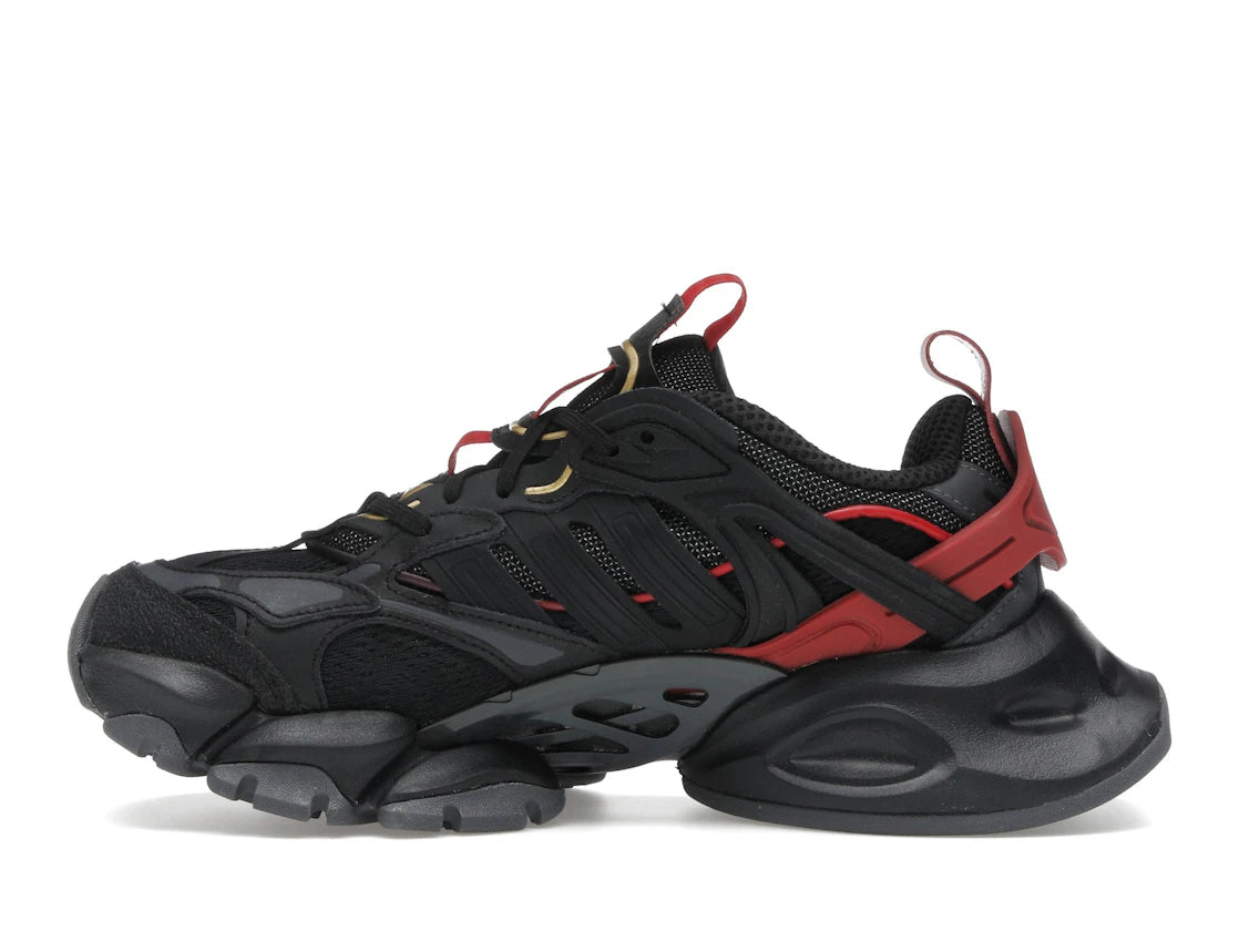 adidas XLG Runner Deluxe Schwarz Gold Metallic Rot