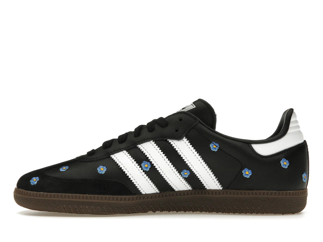 adidas Samba Light Blue Floral Core Black (Women's)