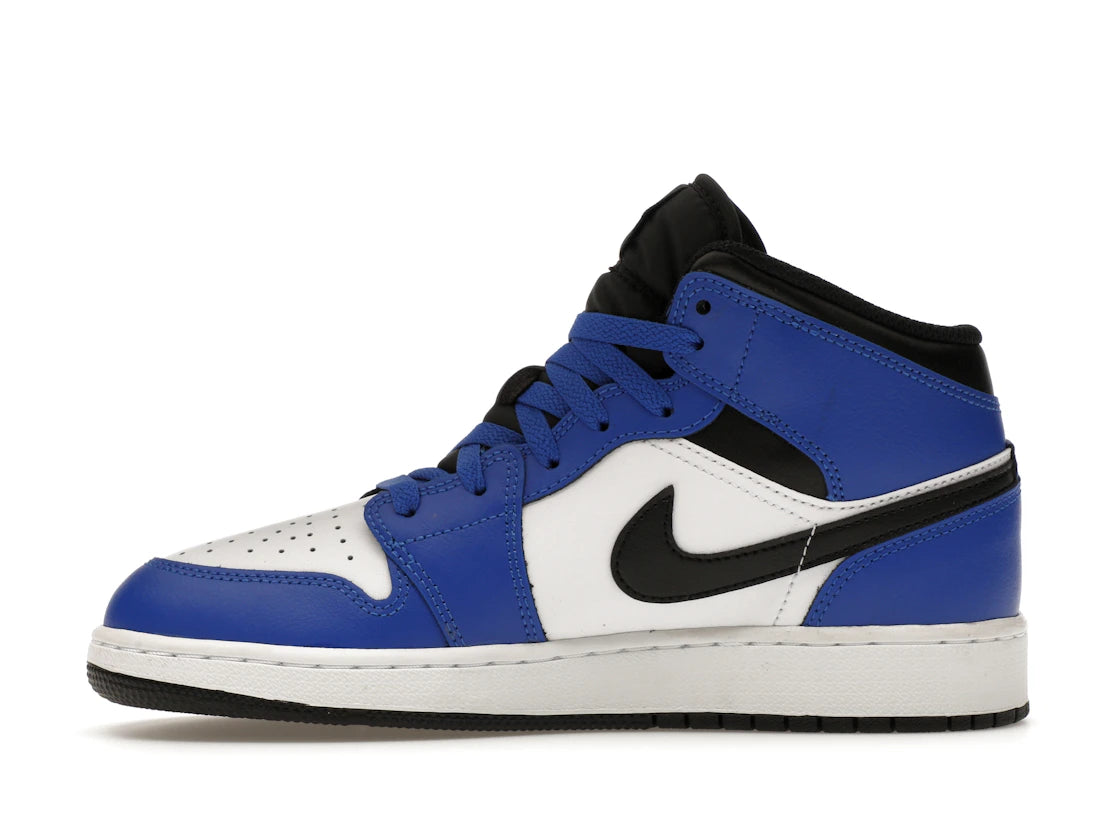Jordan 1 Mid Game Royal White Black (GS)