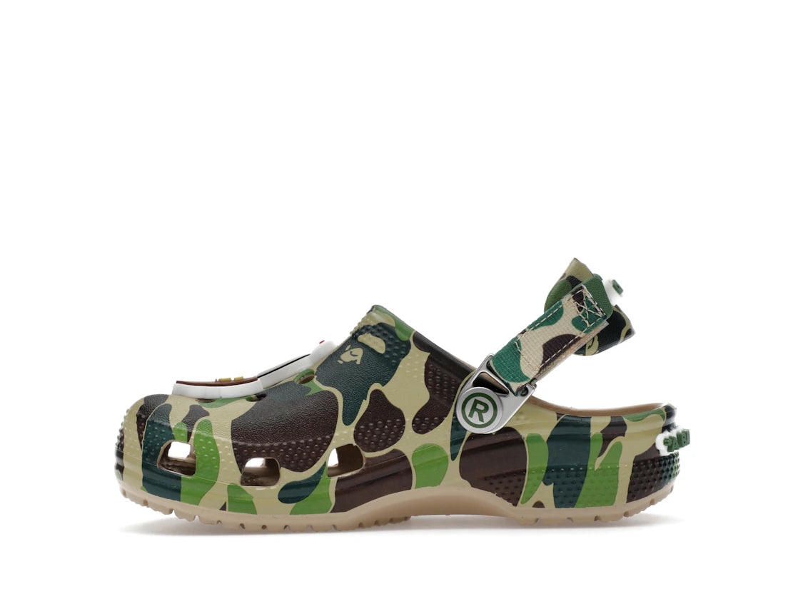 Crocs Classic Clog A Bathing Ape ABC Camo Grün (Kinder)