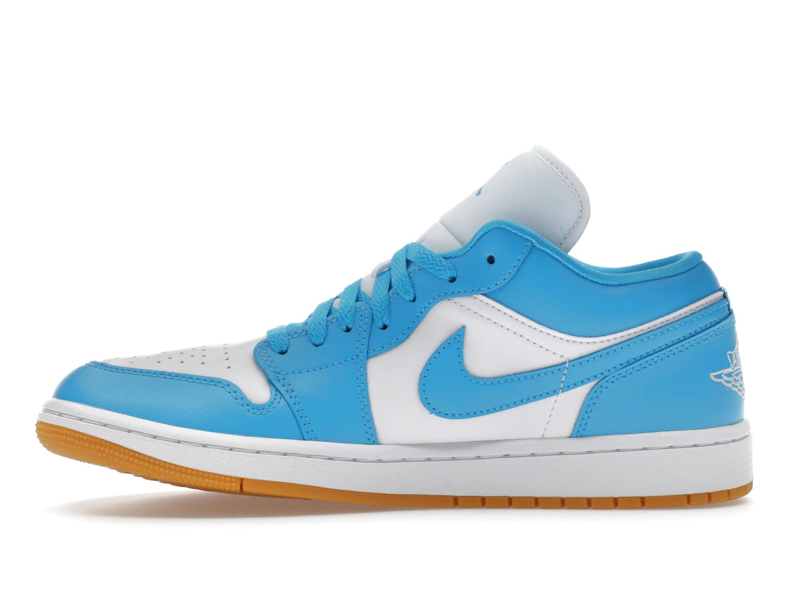 Jordan 1 Low White Gum Light Brown Dark Powder Blue (Damen)