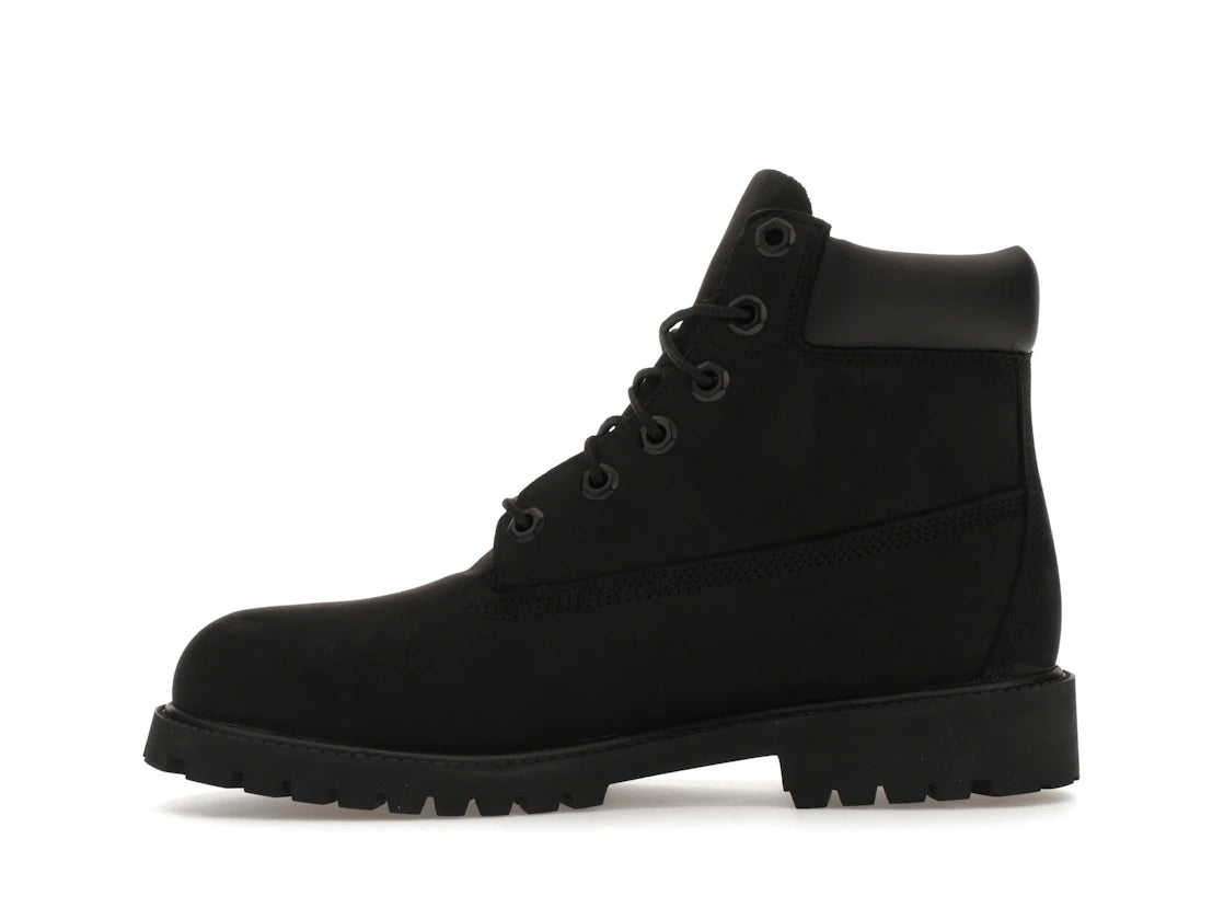 Timberland 6" Premium Boot Black Nubuck (GS)