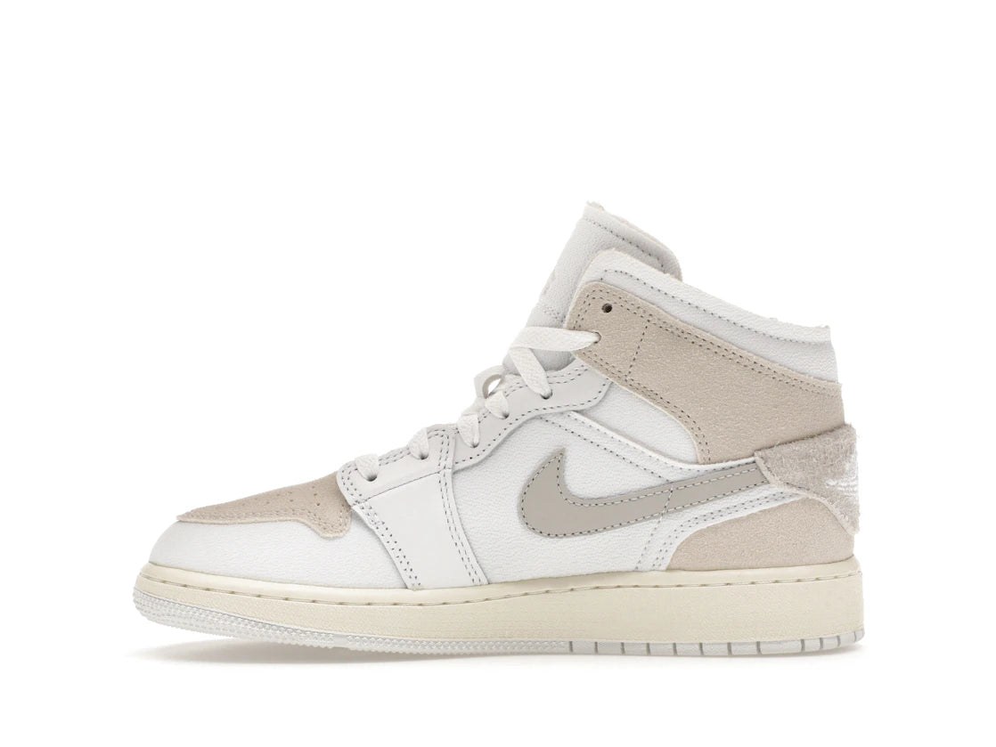 Jordan 1 Mid SE Craft Inside Out Tech Gray (GS)