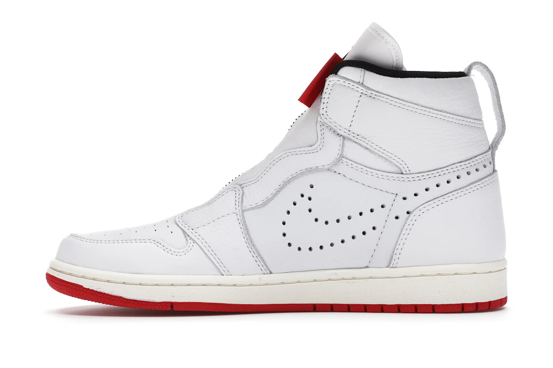 Jordan 1 Retro High Zip Weiß Universitätsrot