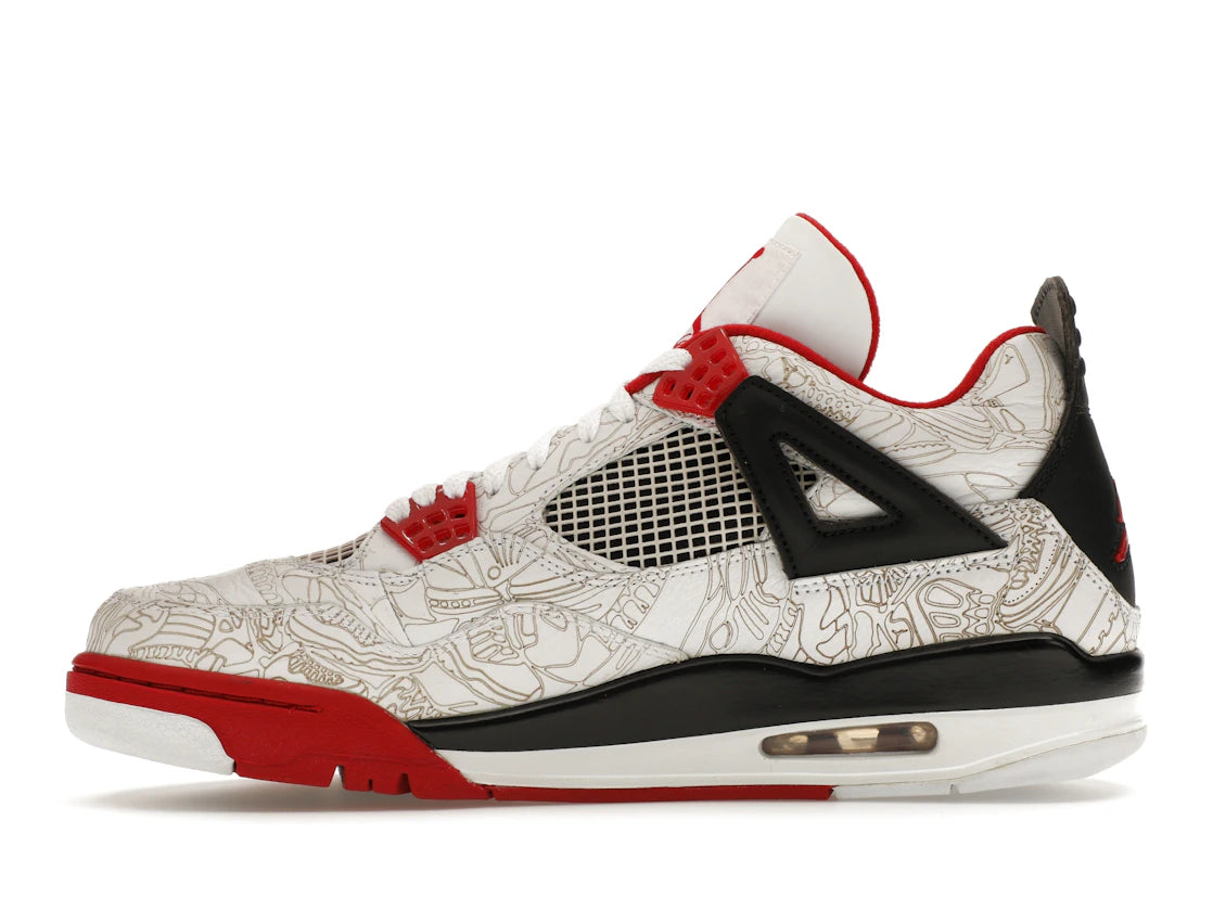 Jordan 4 Retro White Laser