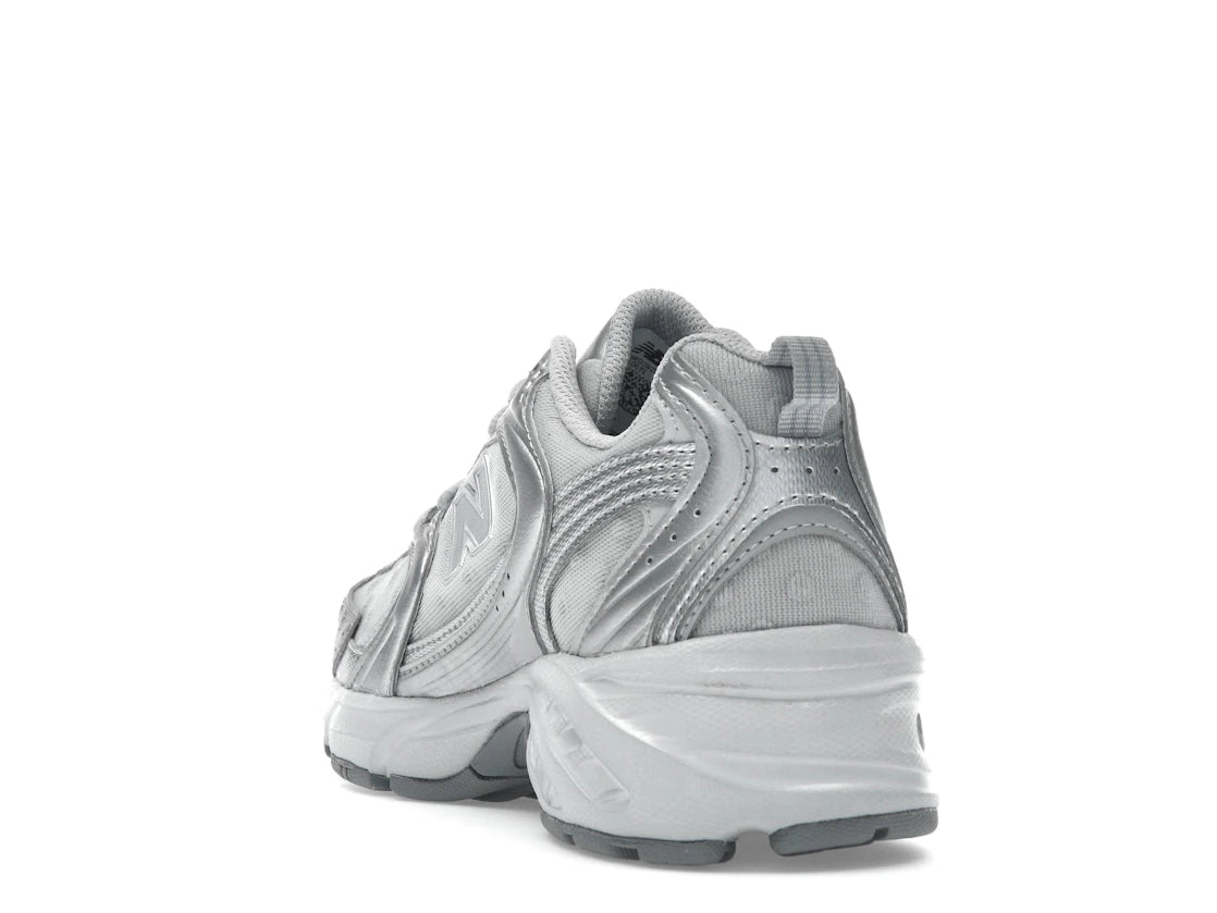 New Balance 530 Silver Metallic Raincloud Polka Dots