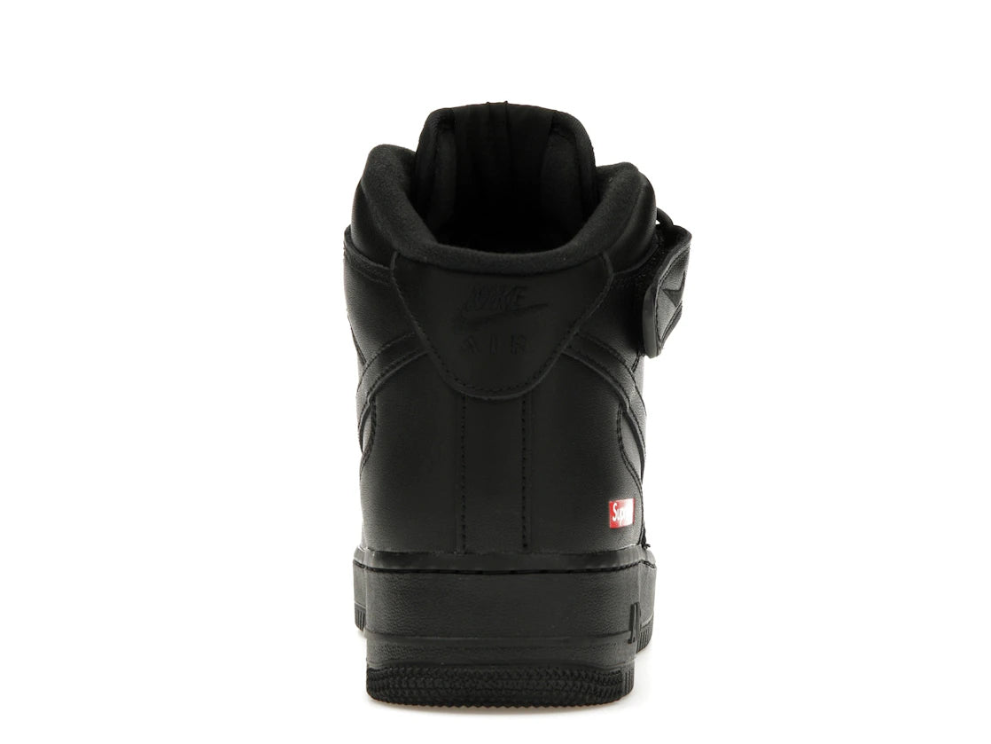 Nike Air Force 1 Mid Supreme Schwarz