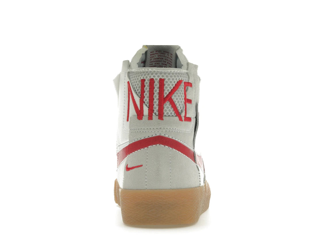 Nike SB Zoom Blazer Mid Premium Deconstructed White University Red Gum