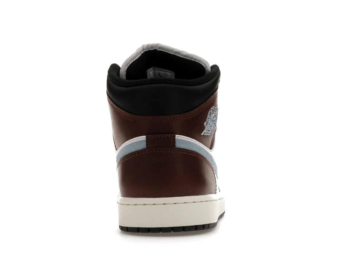 Jordan 1 Mid SE Braun Blau Grau