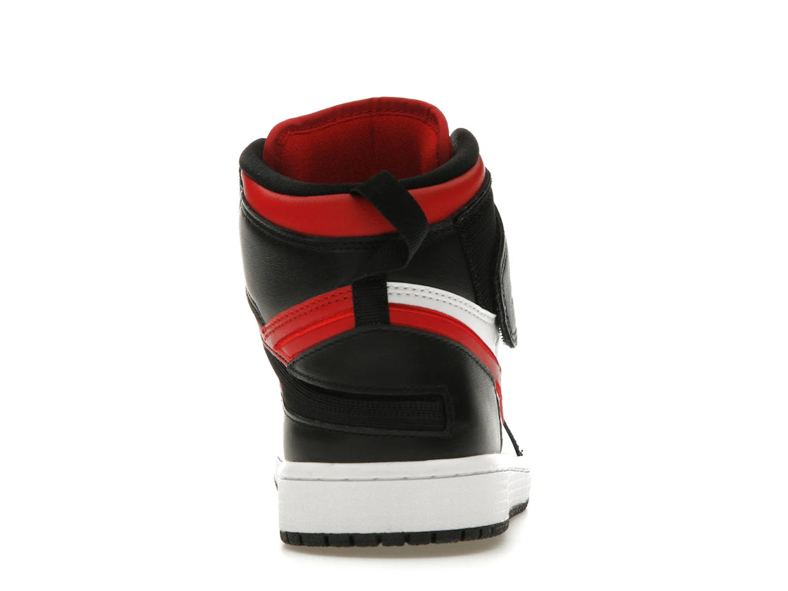 Jordan 1 High FlyEase Schwarz Weiß Feuerrot