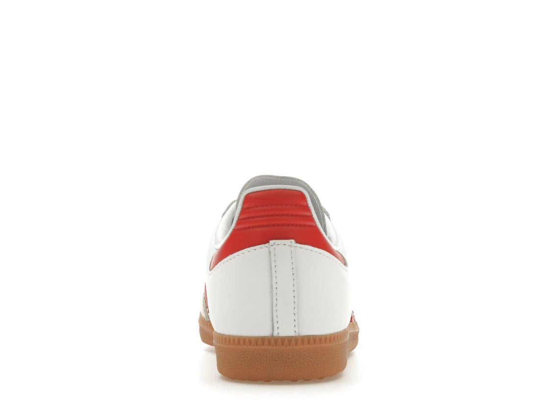 adidas Samba OG White Solar Red Gum (Damen)