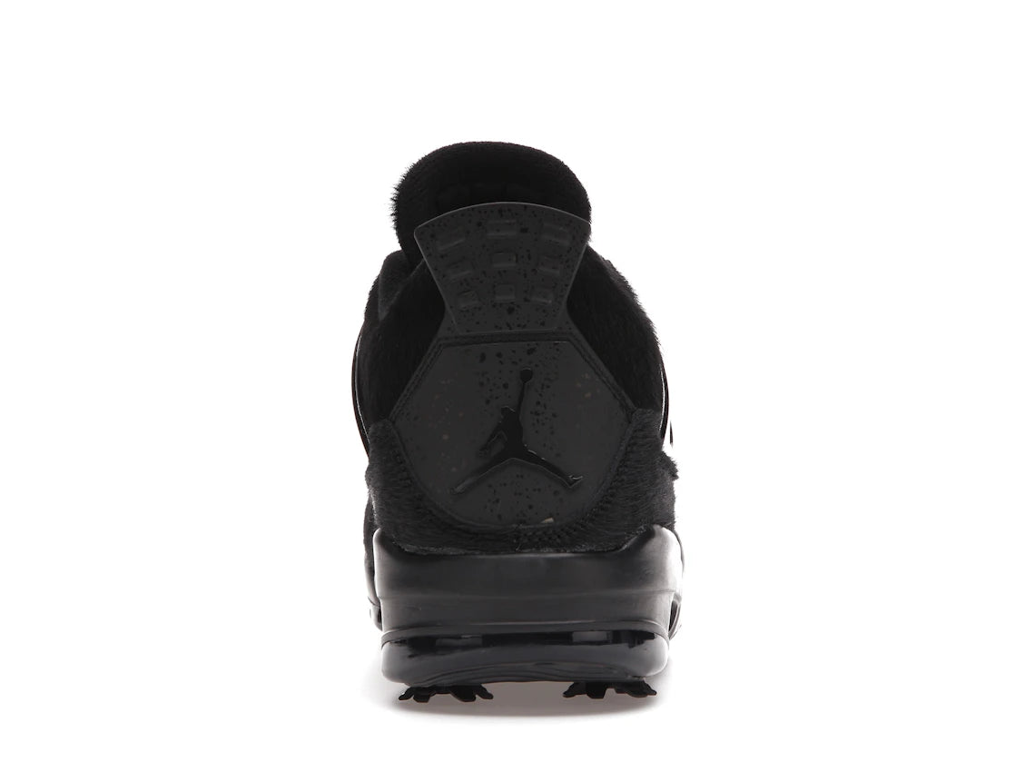 Jordan 4 Retro Golf Black Cat Pony Hair