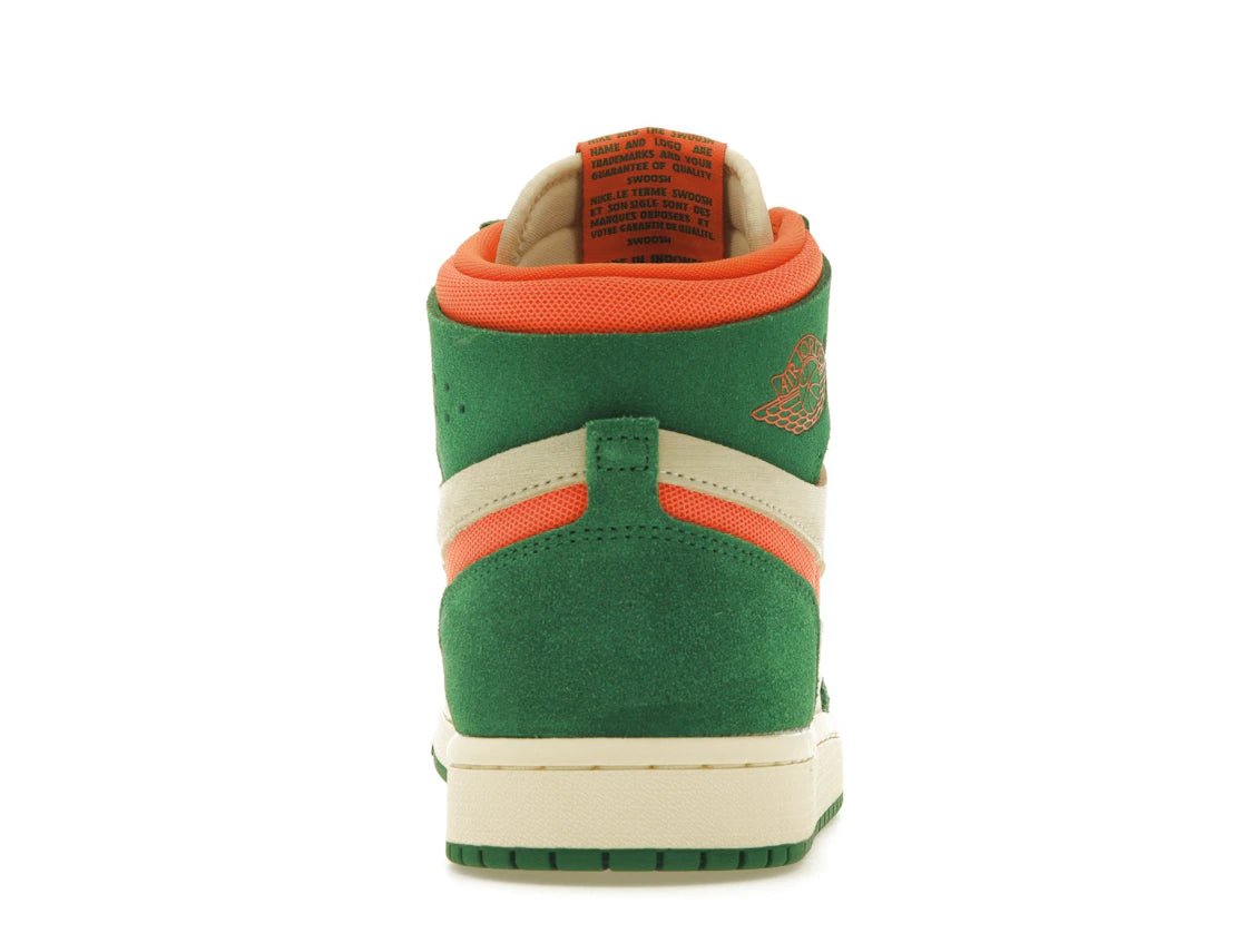 Jordan 1 High Zoom Air CMFT 2 Pine Green Orange Blaze (Women's)
