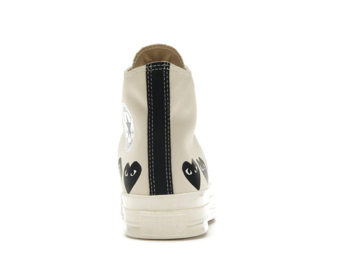 Converse Chuck Taylor All Star 70 Hi Comme des Garcons PLAY Multi-Heart Milk
