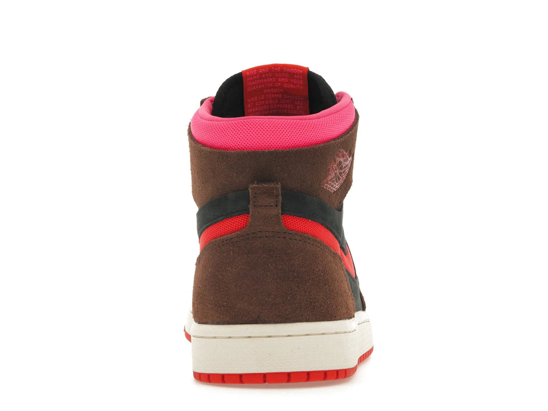 Jordan 1 High Zoom Air CMFT 2 Cacao Wow Picante Red (Damen)