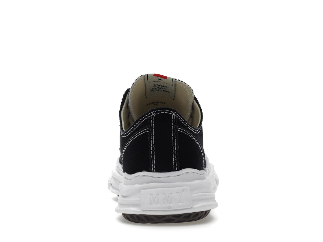 Maison Mihara Yasuhiro Hank OG Sole Canvas Low Schwarz