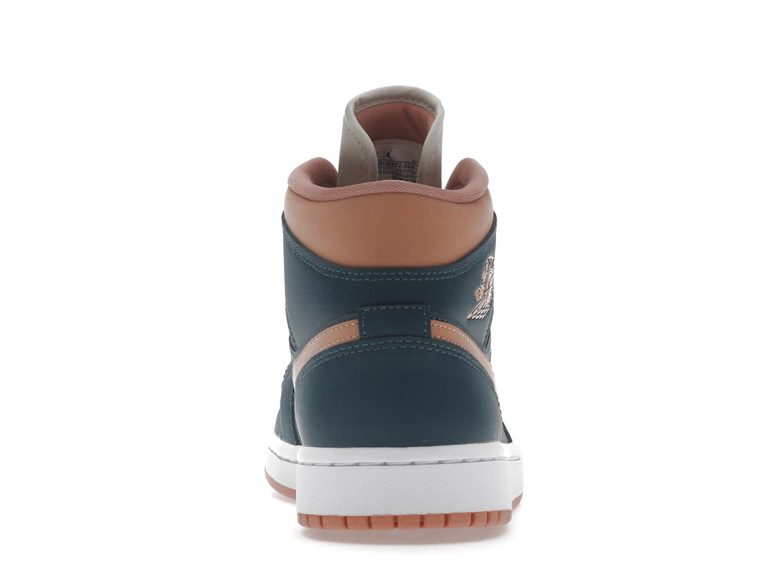 Jordan 1 Mid Dark Teal Green (Women's)